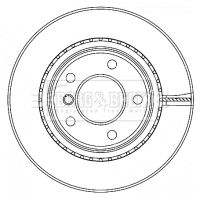 BORG & BECK Piduriketas BBD4467